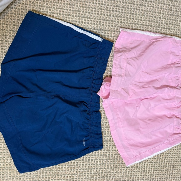 Adidas Women’s Running Shorts Lot of 2 Medium Pink Navy Climalite Athletic - Picture 7 of 9